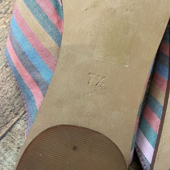 Madewell ruthie crisscross mule striped - Picture 7 of 10